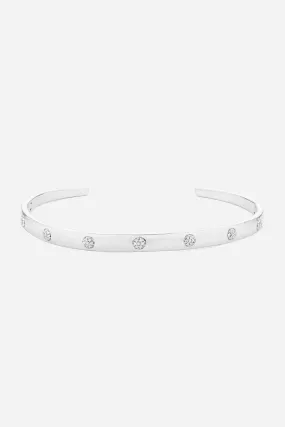 Ella Stein Lucky 7 Cuff Bracelet in Sterling Silver