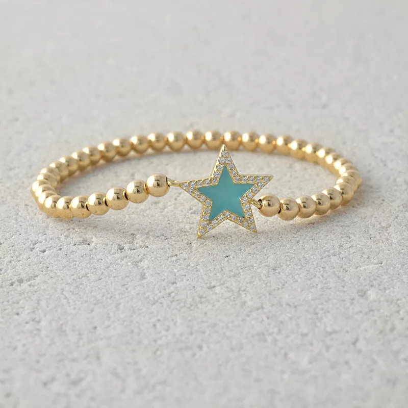 Ellie Star Bead Bracelet