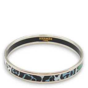 Enamel Black Bracelet, Gold hardware