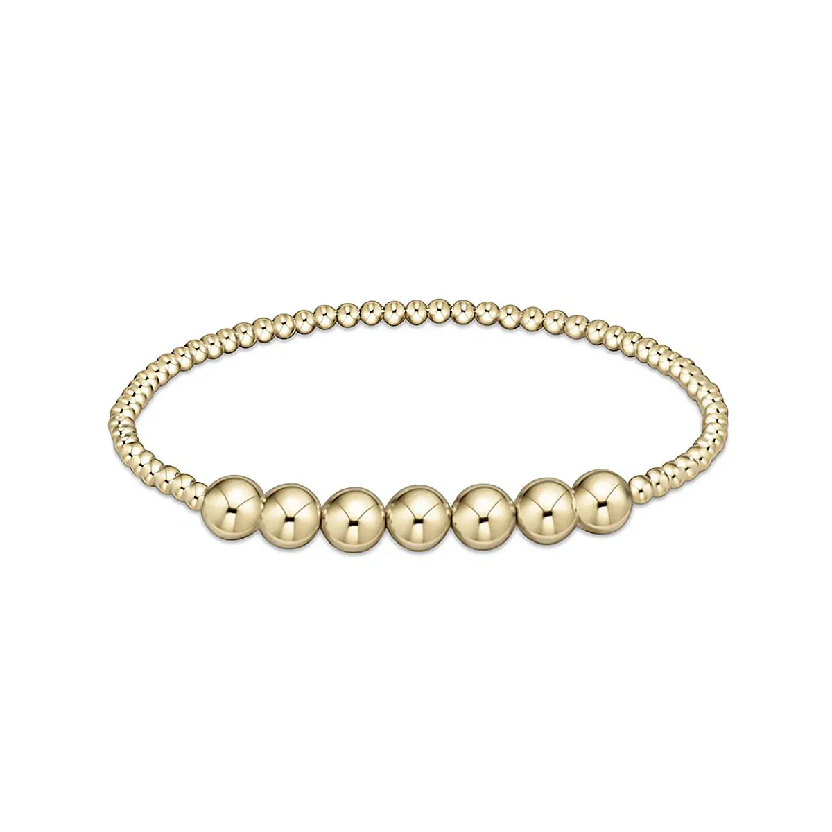 Enewton classic gold beaded bliss 3mm bracelet