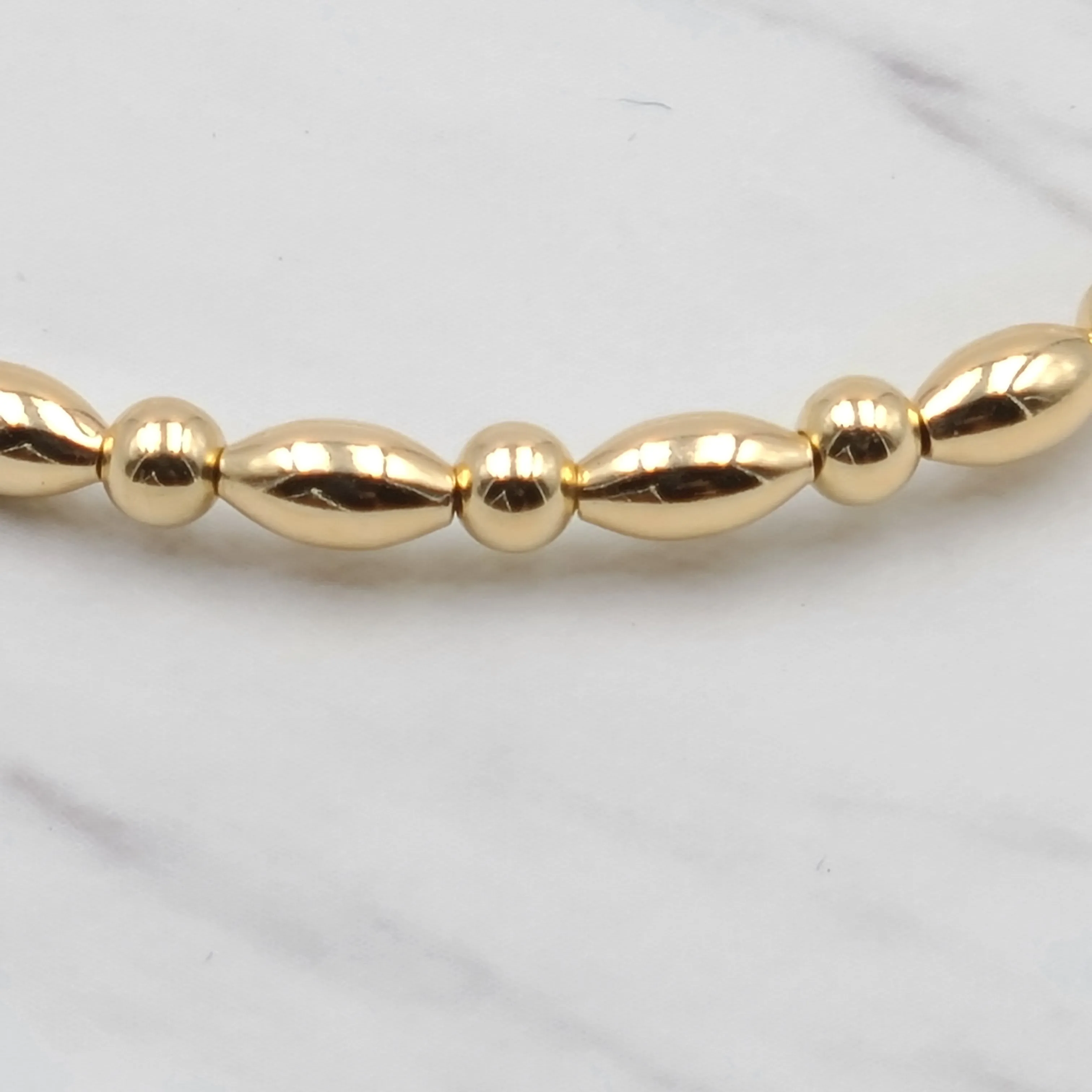 Everly Alternating Oval Beads Bracelet