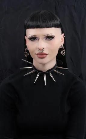 EXTRA Malevolence Super Long Spiked Choker