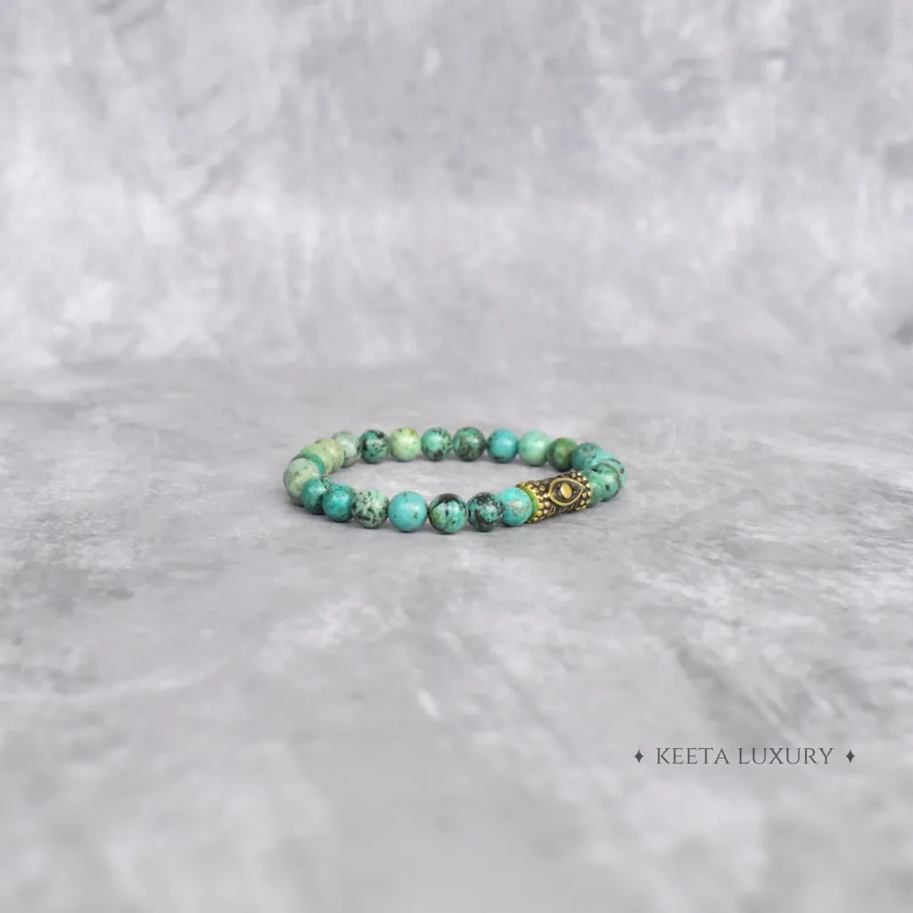 Eye of Serenity - Turquoise Beads Bracelet