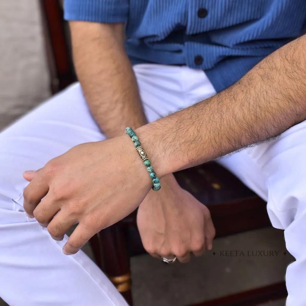 Eye of Serenity - Turquoise Beads Bracelet