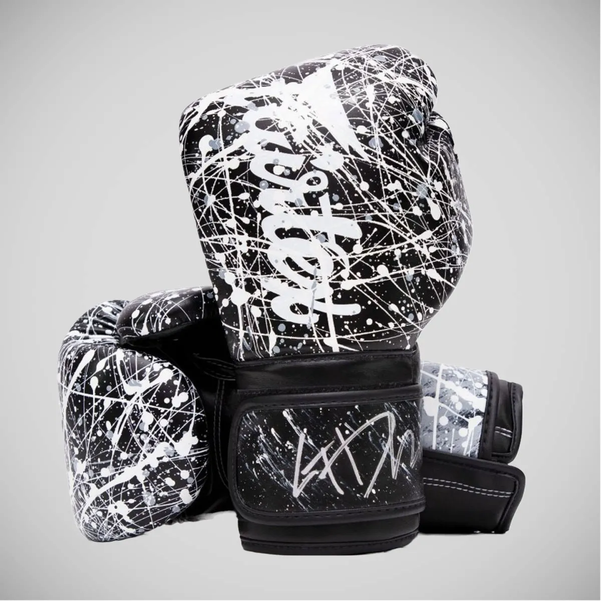 Fairtex BGV14 The Painter Unique Boxing Gloves Black/White