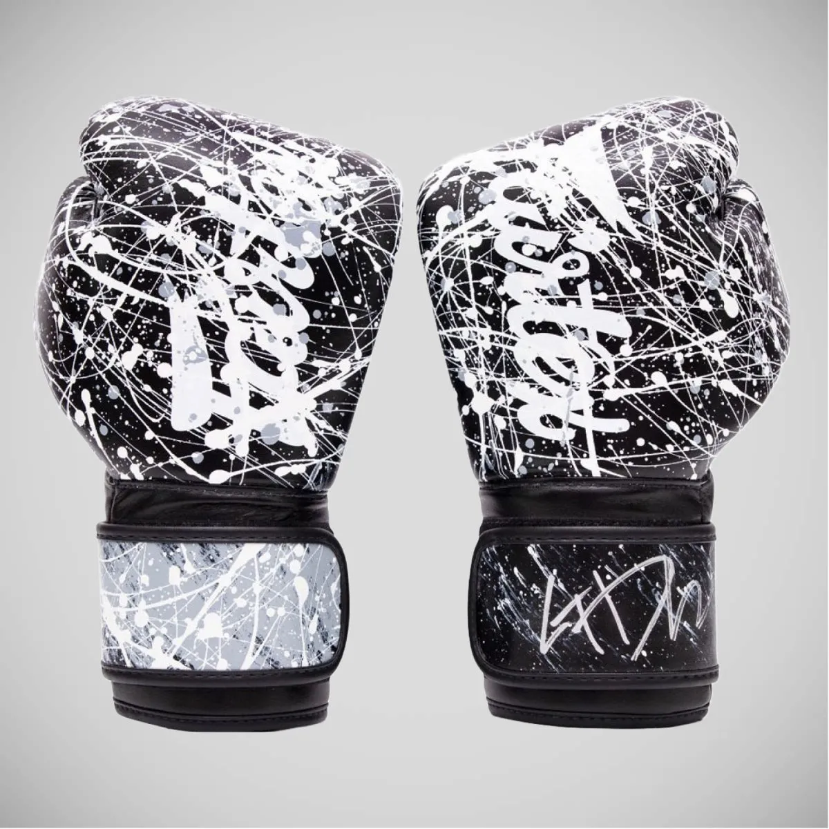 Fairtex BGV14 The Painter Unique Boxing Gloves Black/White