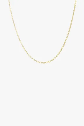 Figaro choker gold plated (36cm)