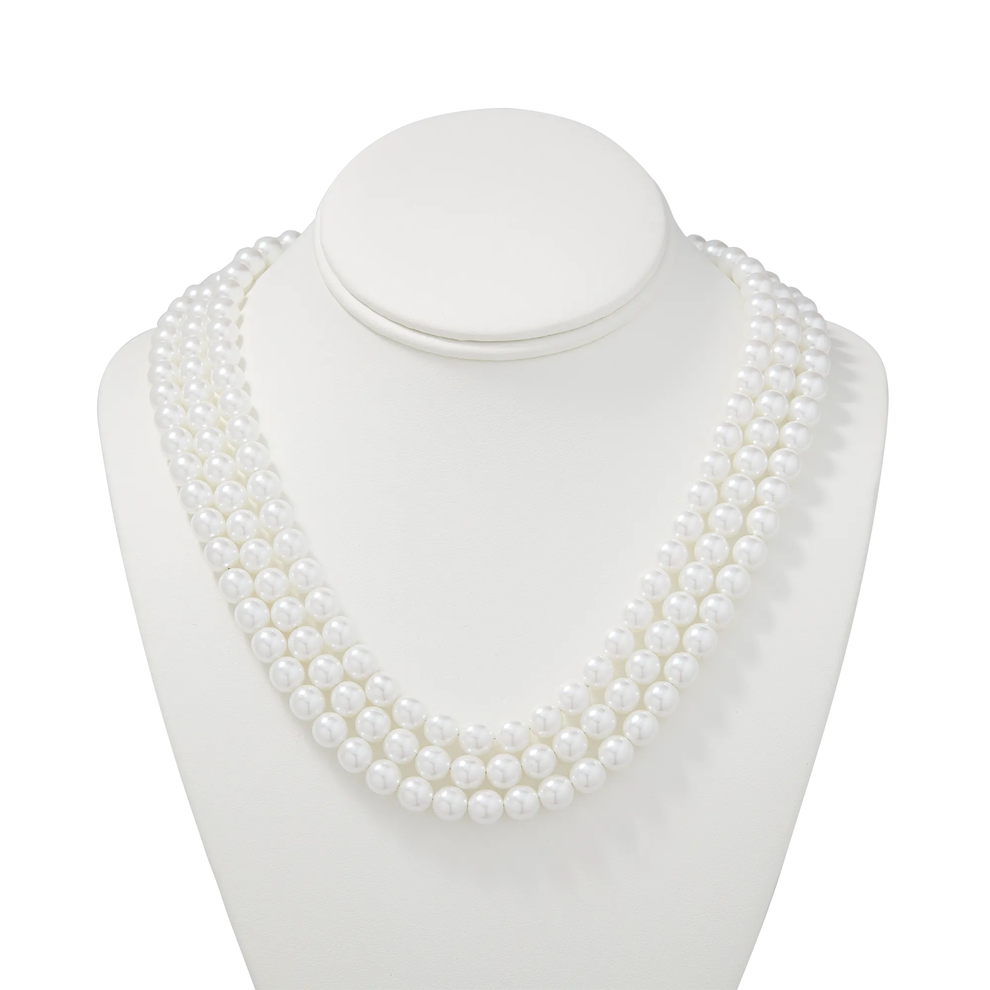 First Lady Jacqueline Kennedy's Three-stranded pearl necklace