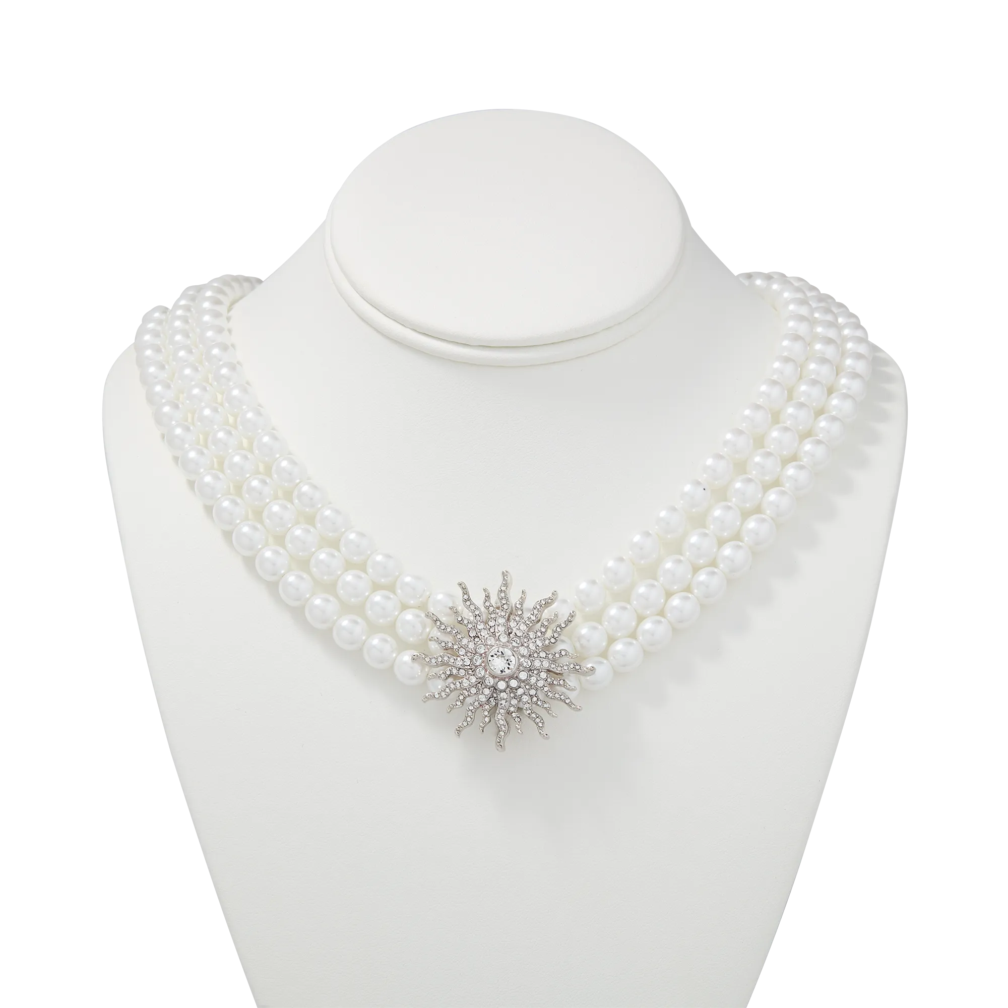 First Lady Jacqueline Kennedy's Three-stranded pearl necklace