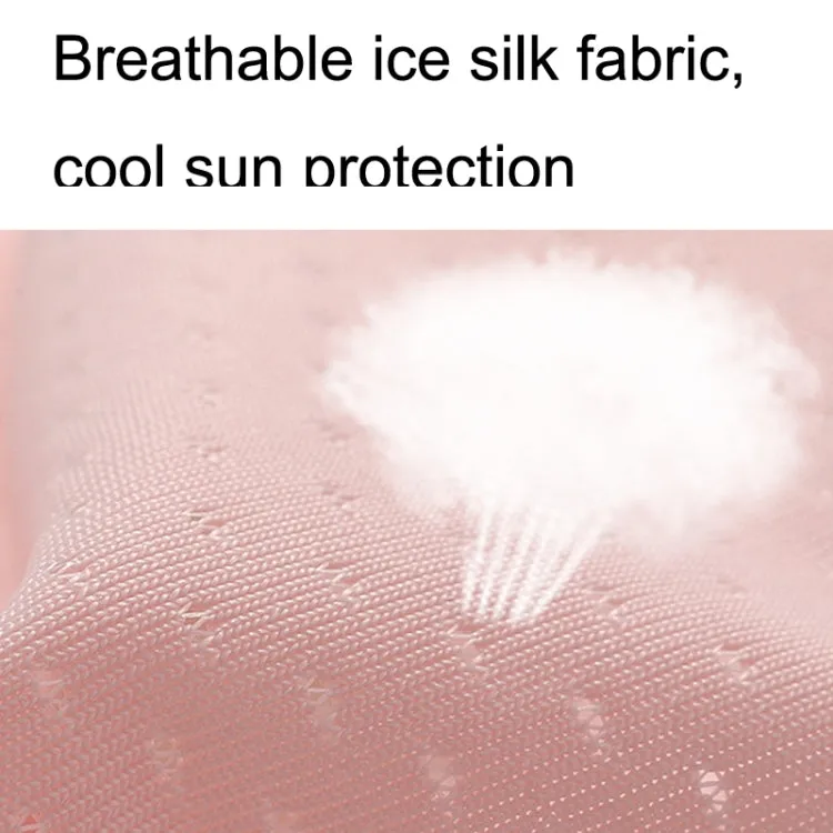 Free Code Summer Sunscreen Anti-ultraviolet Ice Silk Thin Gloves(White)