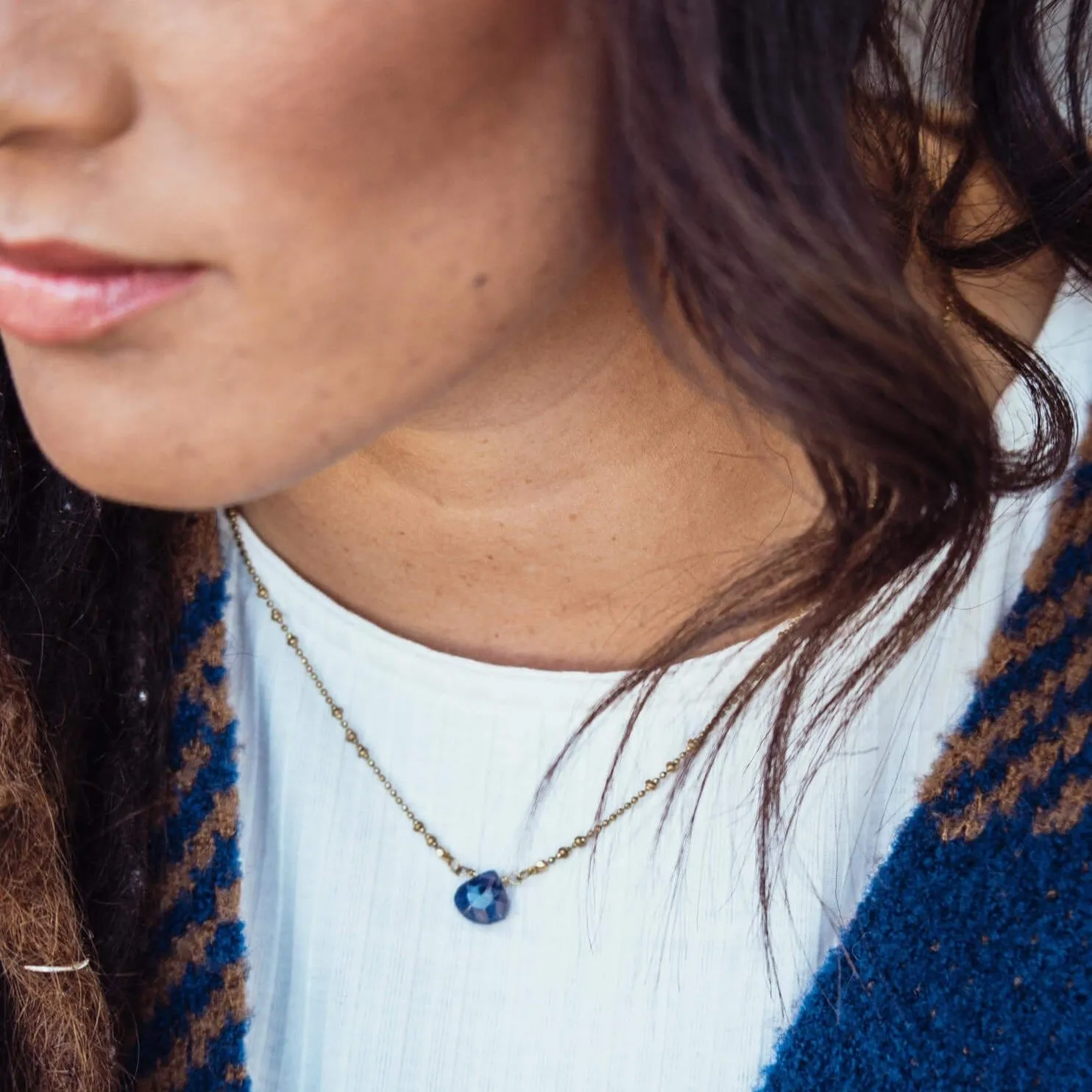 Gemstone Bauble Necklace