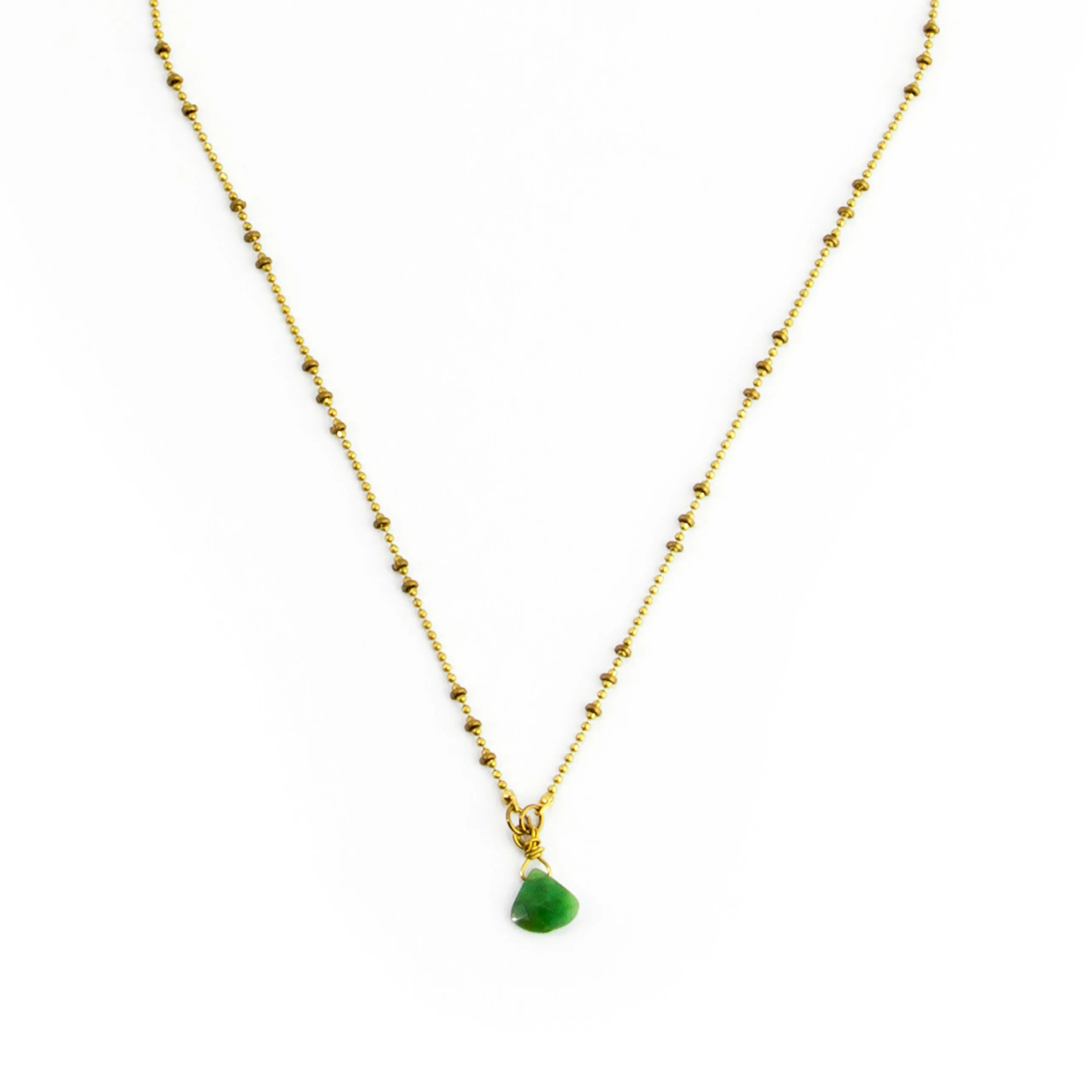 Gemstone Bauble Necklace