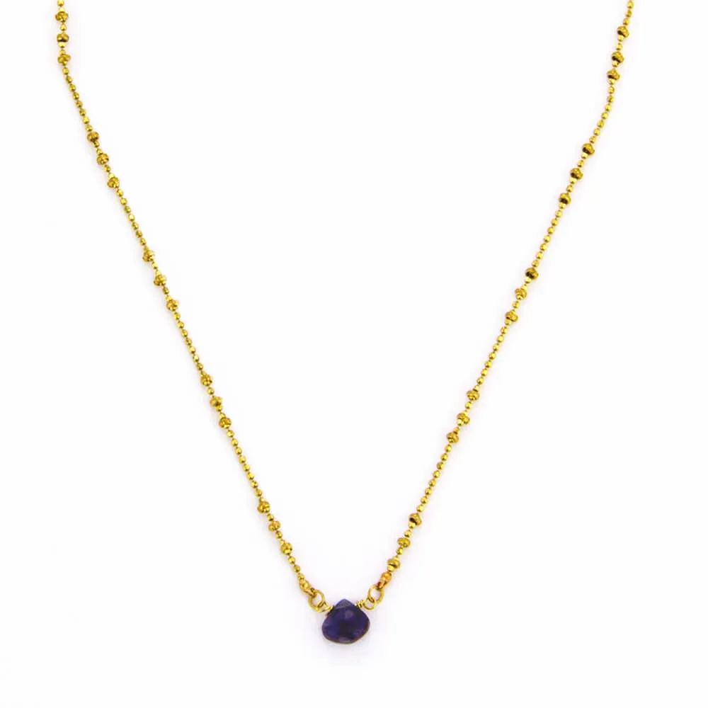 Gemstone Bauble Necklace