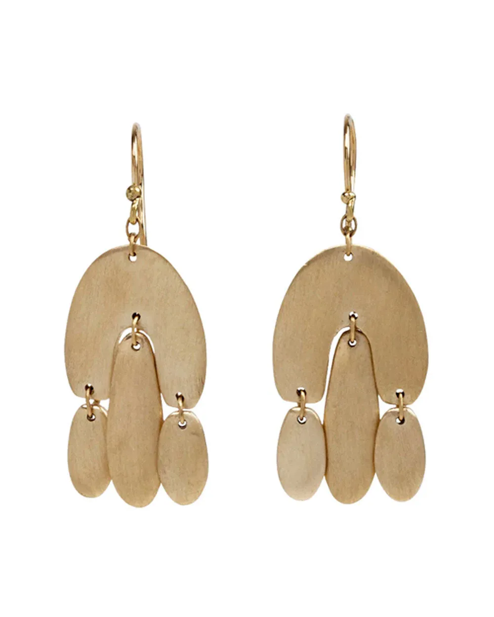 Gold Mini Chandelier Earrings