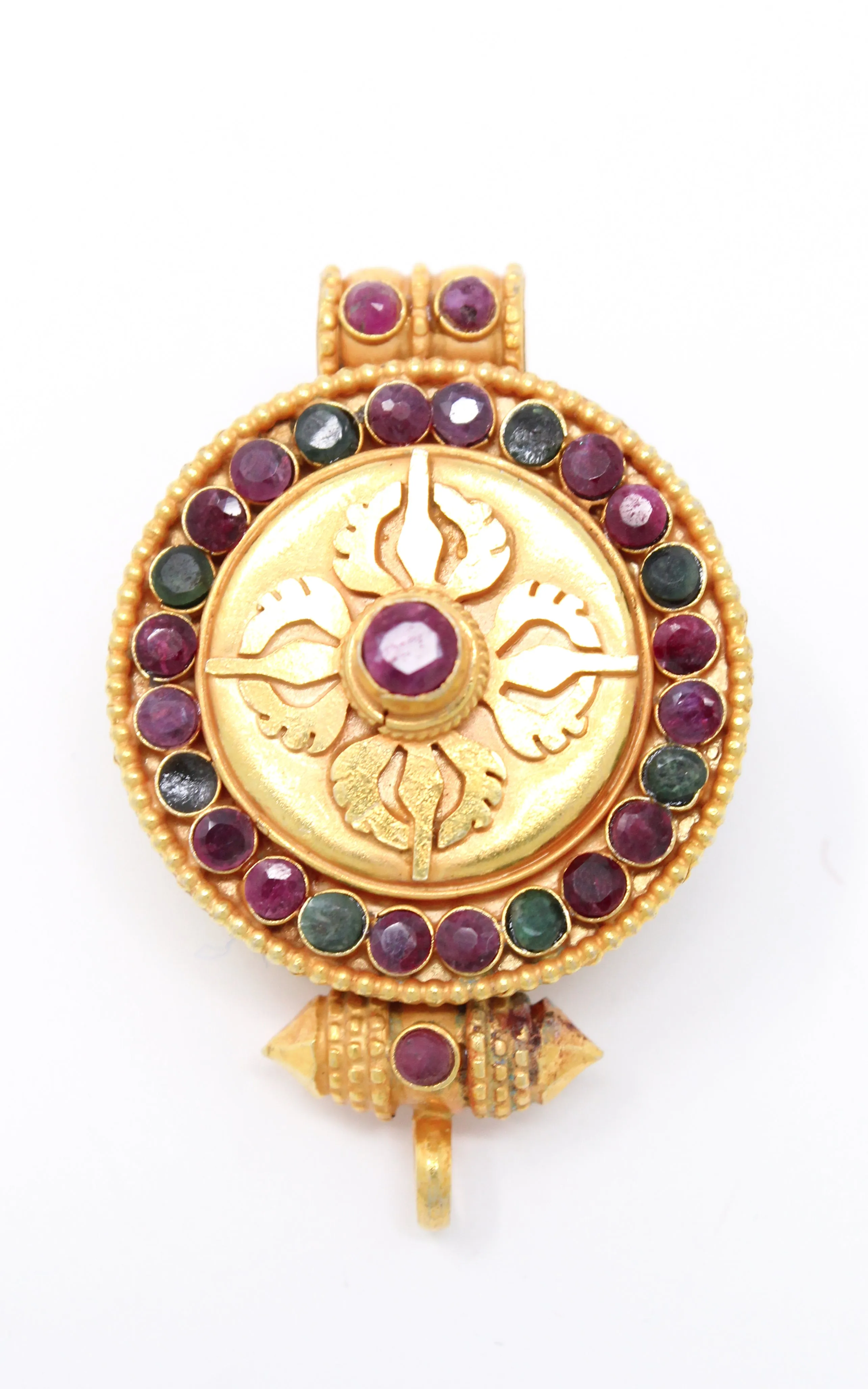 Gold Plated Double Dorjee Locket