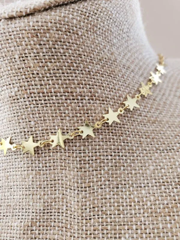 Gold Star Choker