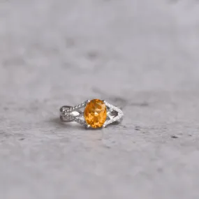 Golden Glow - Citrine Ring