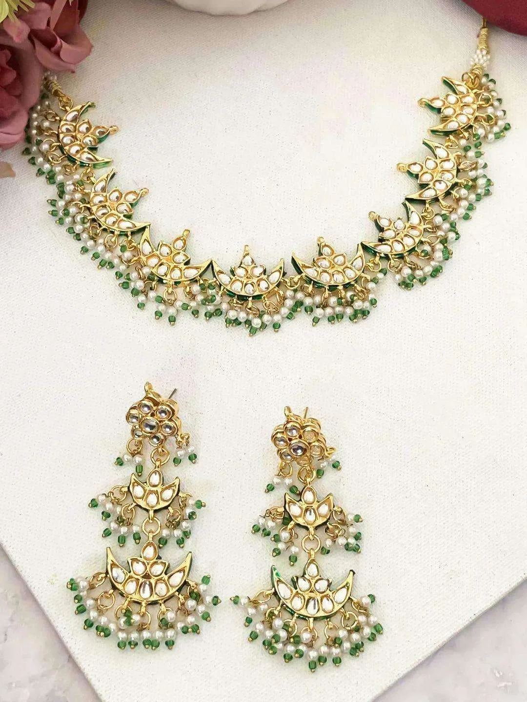 Half Moon Kundan Choker