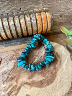 Handmade Natural Turquoise Strech Bracelet