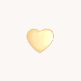 Heart Click Charm in 9k Gold