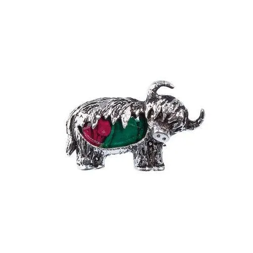 Heathergems Silver Plated Highland Cow Brooch