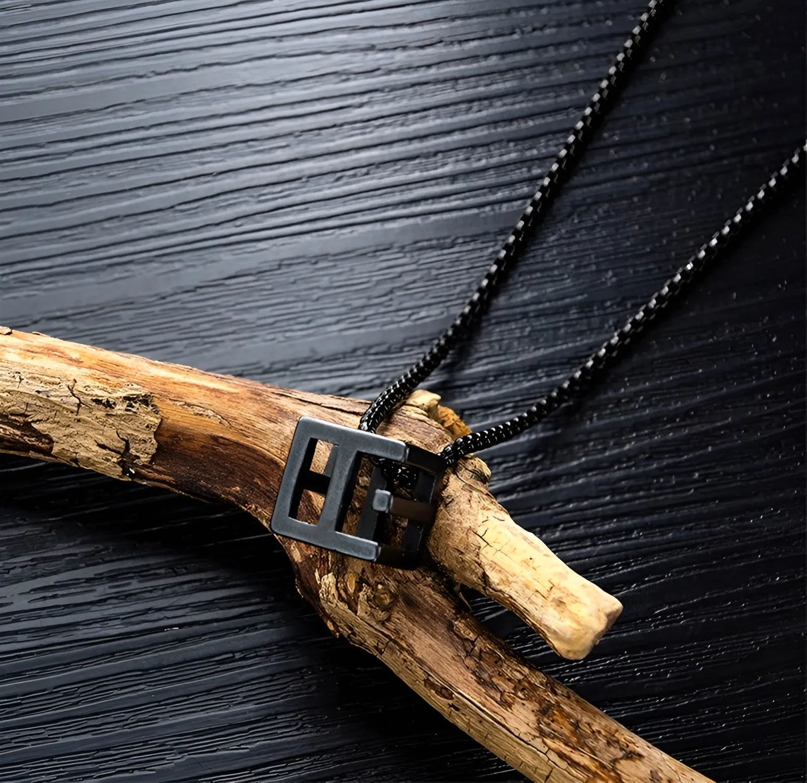 Hollow Cube Necklace