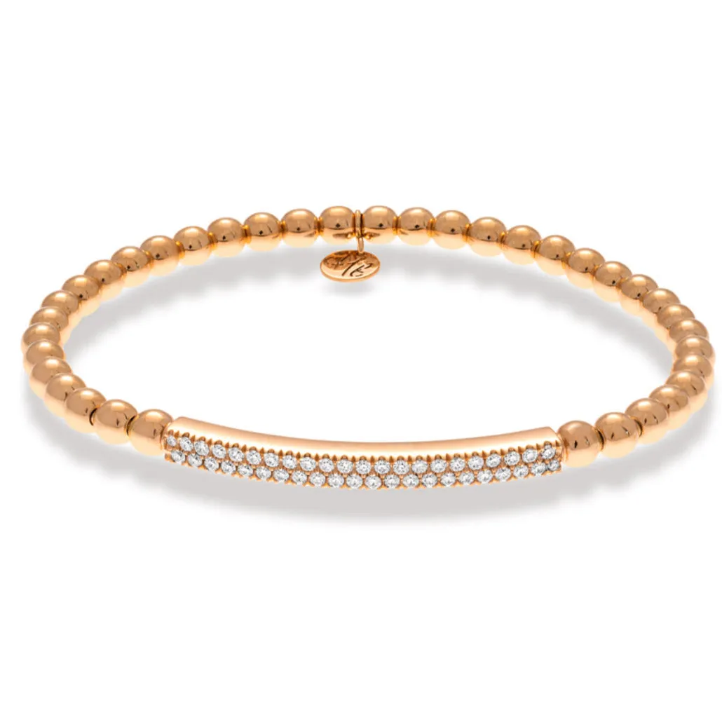 Hulchi Belluni 'Tresore' Diamond Bar Stretch Bracelet (21348H4)