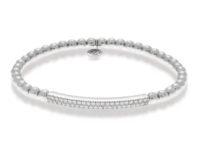 Hulchi Belluni 'Tresore' Diamond Bar Stretch Bracelet (21348H4)