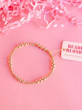 ILY Most Gold Beaded Bracelet