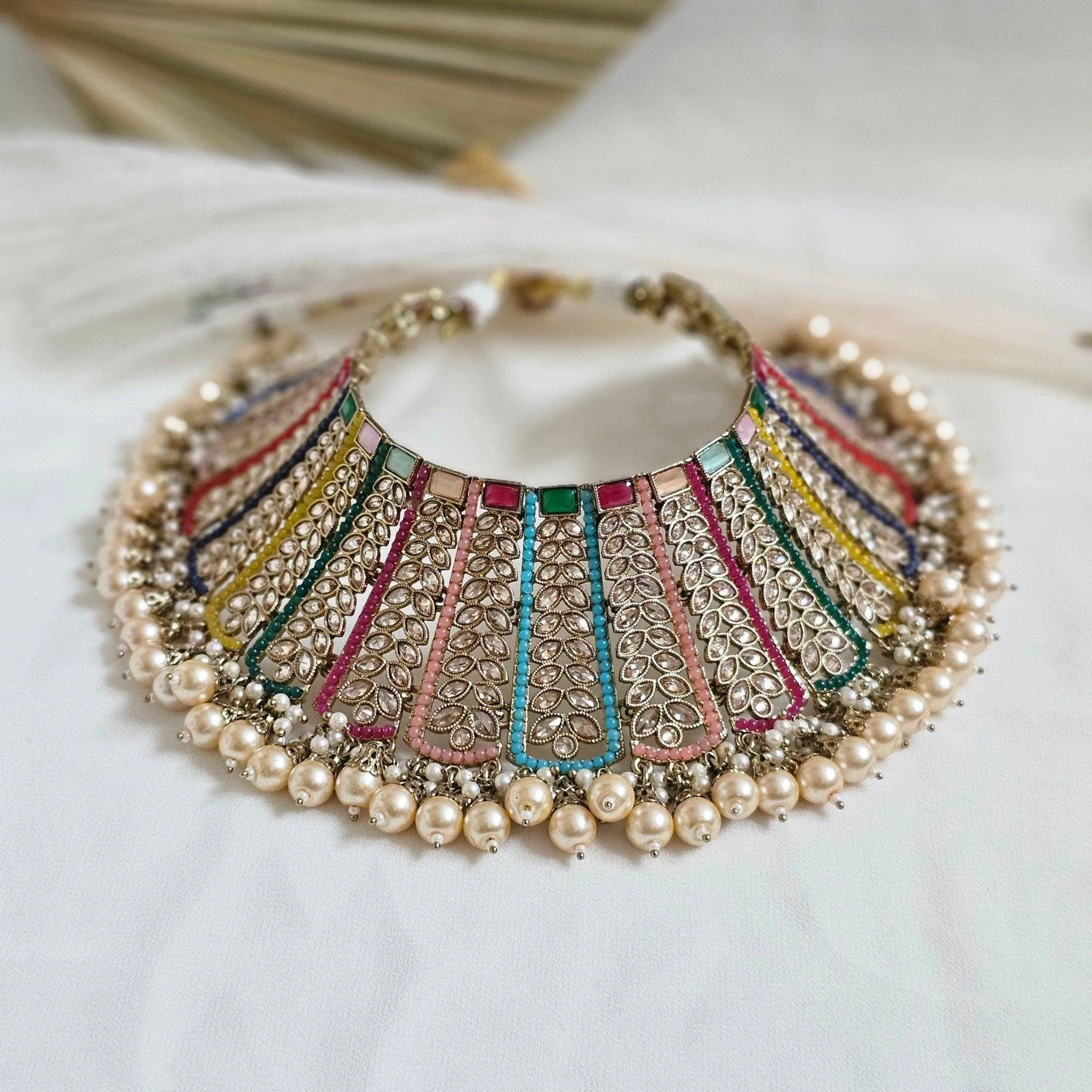 Inara - Polki Bridal Choker Set