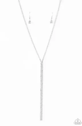 Inner STARLIGHT White Necklace - Paparazzi Accessories