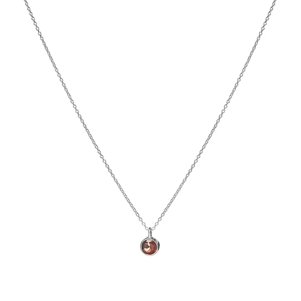 January Birthstone Necklace