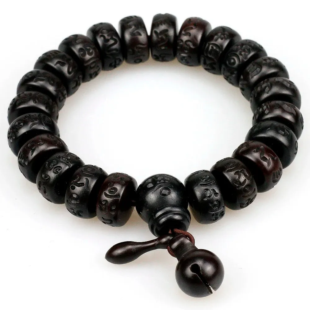 Japanese Natural Wood Male Bracelet