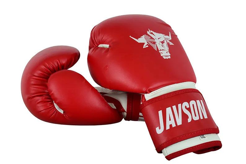 JAVSON KIDS BOXING GLOVES TODA SERIES HOOK & LOOP RED / WHITE