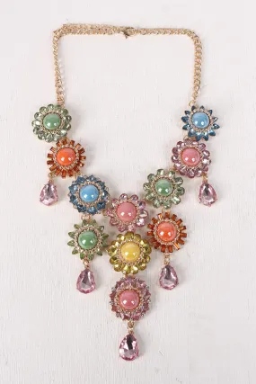 Jewel Rhinestone Necklace