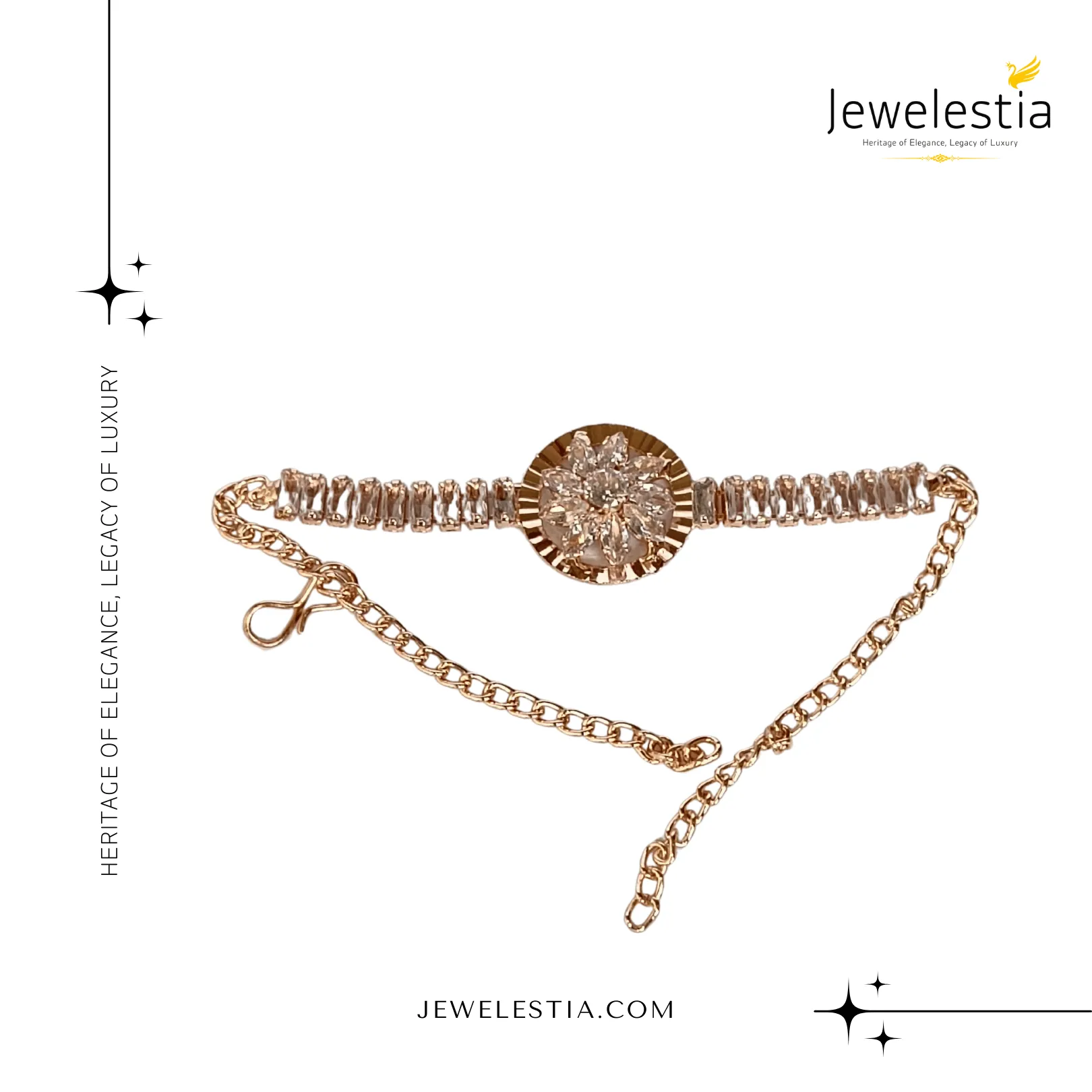 Jewelestia Radiant Blossom Bracelet