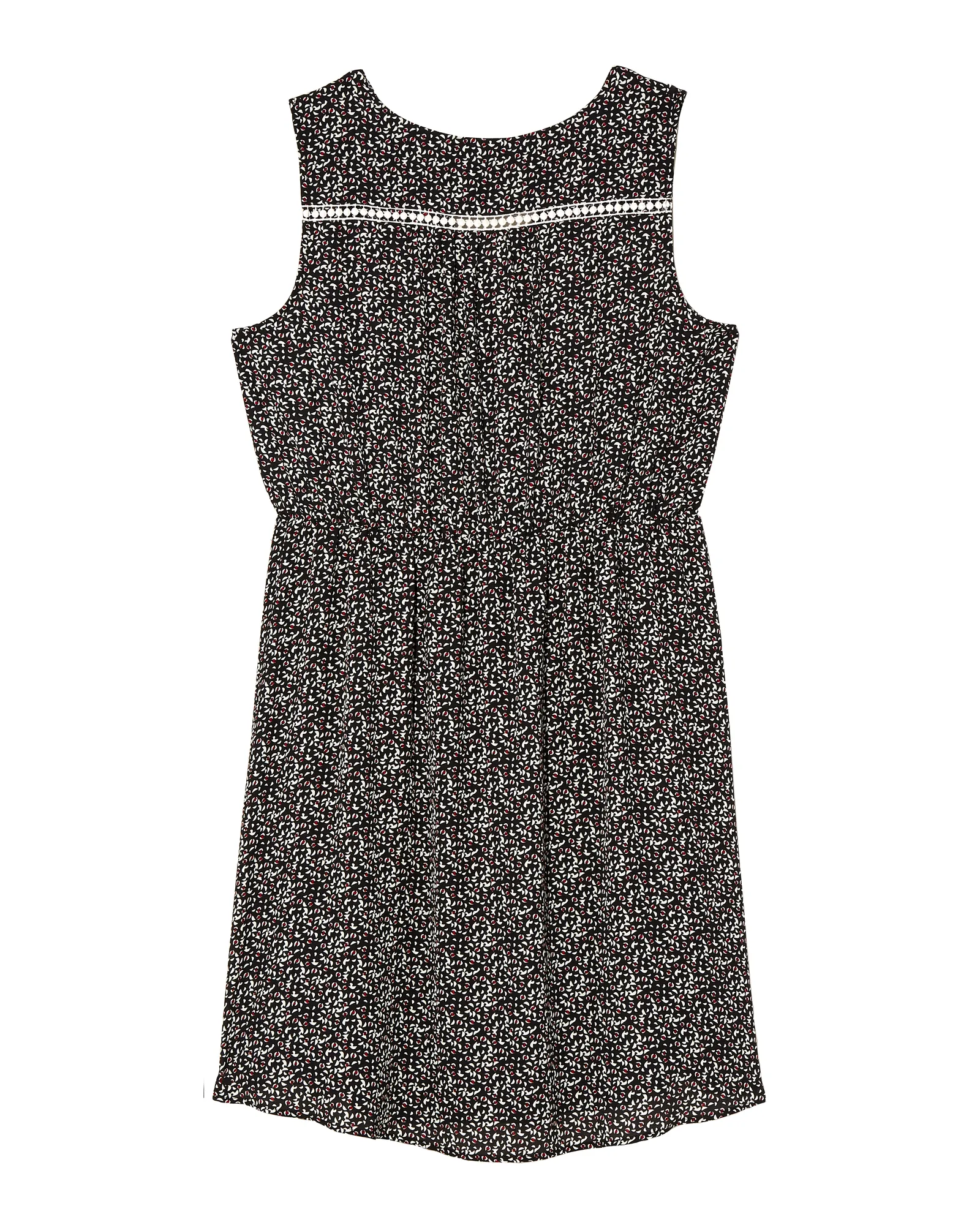 Kelly Sleeveless Dress | Black / White