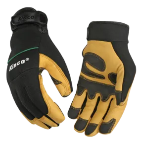 Kinco 102 Golden Premium Grain Goatskin Palm with XtremeGRIP Drivers Gloves (one dozen)