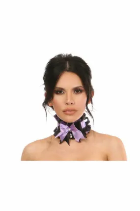 Kitten Collection Lavender/Black Lace Choker