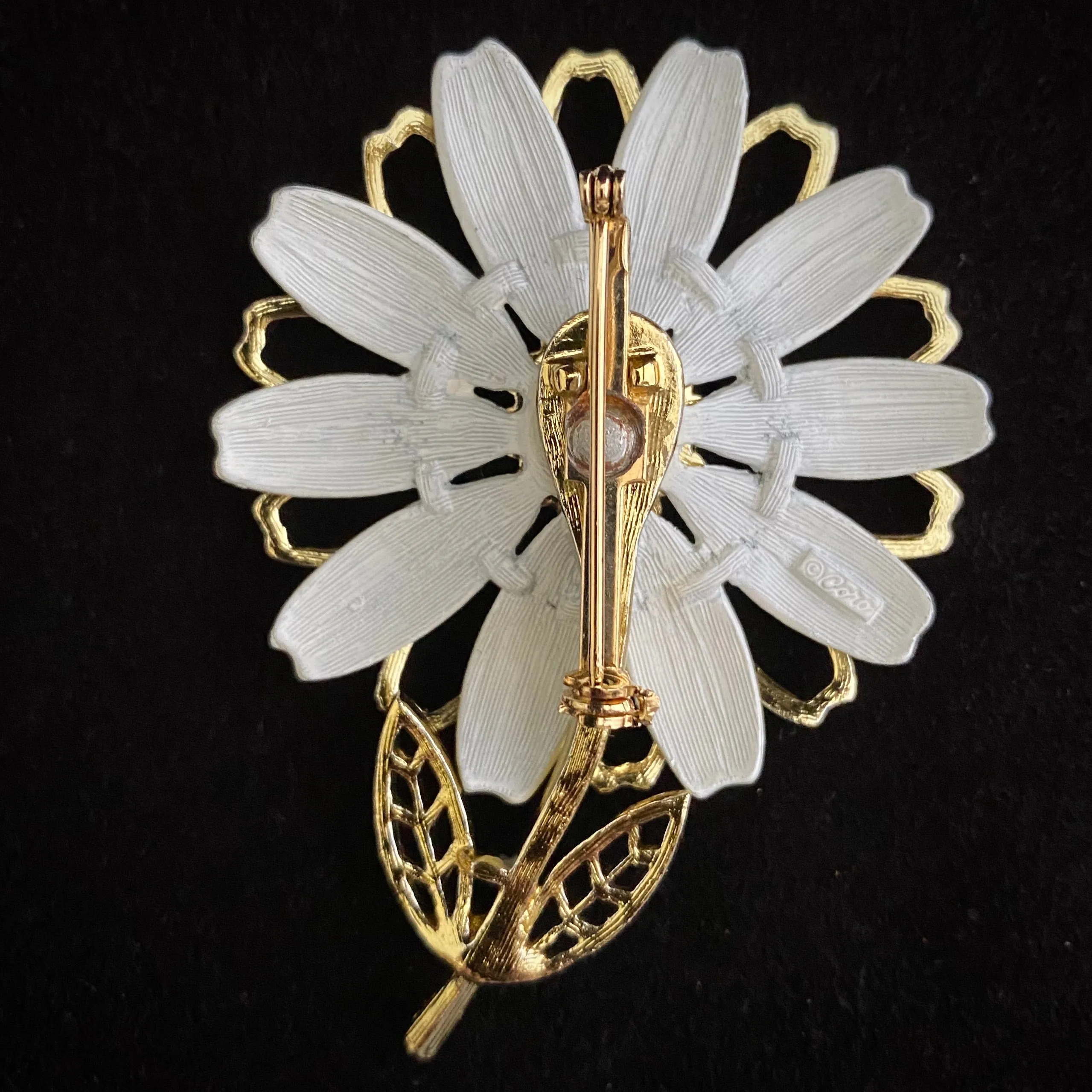 Late 60s / Early 70s Coro Flower Brooch