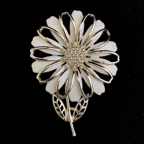 Late 60s / Early 70s Coro Flower Brooch