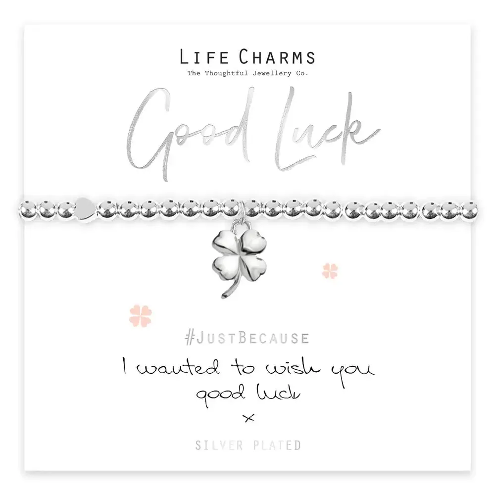 Life Charms Wish You Good Luck Bracelet