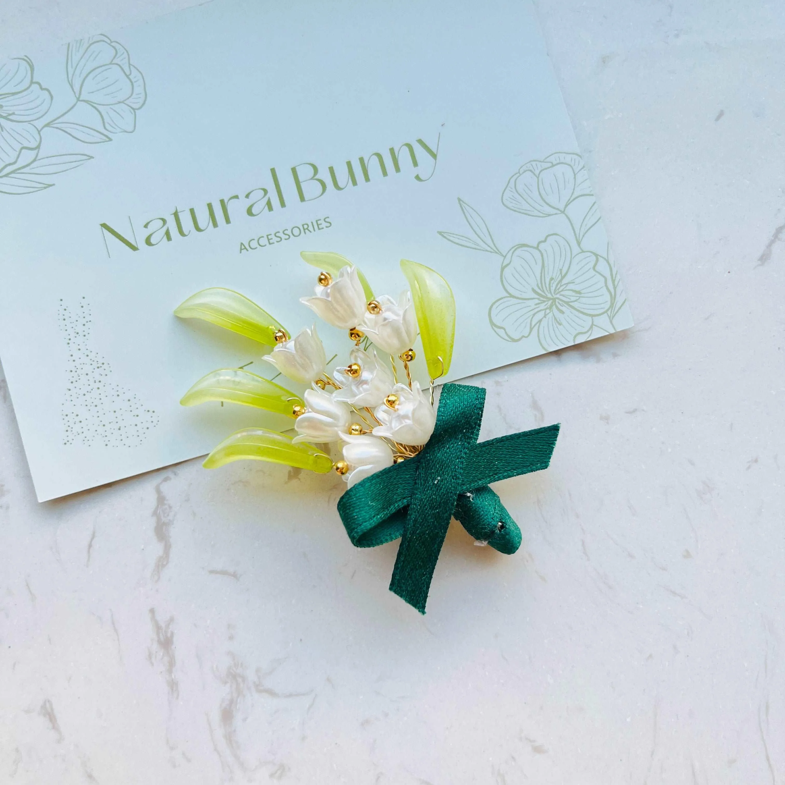 Lily of the Valley Brooch