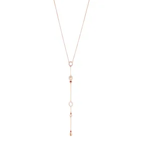 Long Y-Necklace GALETS RIVIERE Amaranth RO