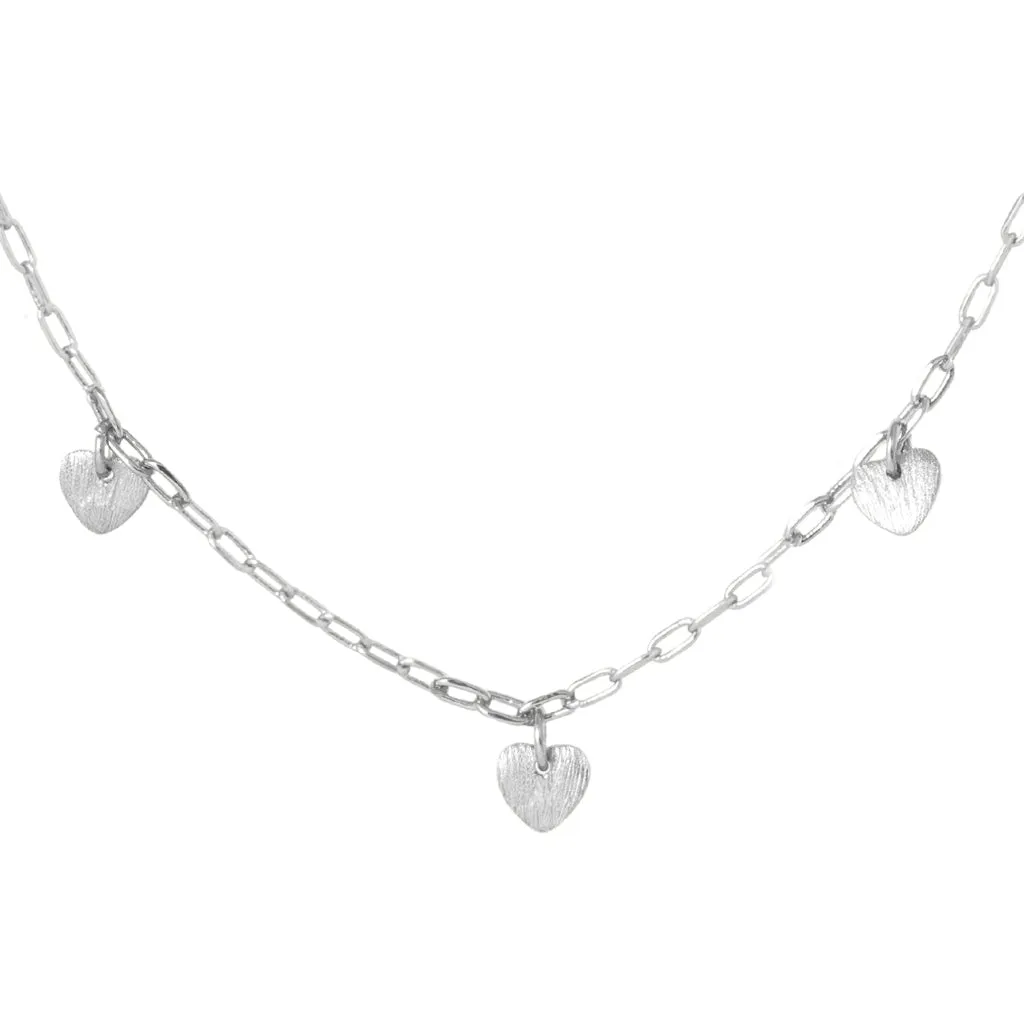 Love U Necklace silver plated - Silver Plated