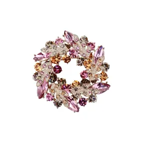 Luxury Garland Purple Brooch