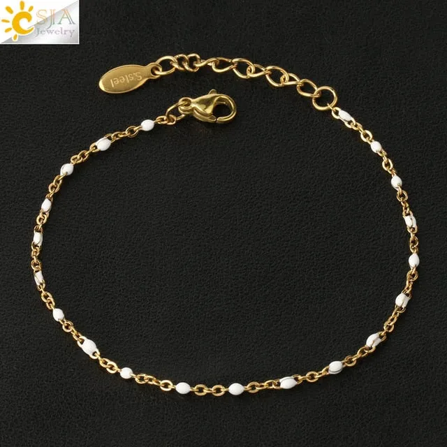 Luxury Stainless Steel Bracelets for Woman