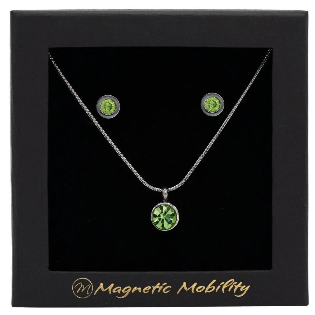 Magnetic Birthstone Gift Set - Earrings and Necklace | Magnetic Mobility