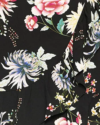 Marina Dress | Black Festival Floral