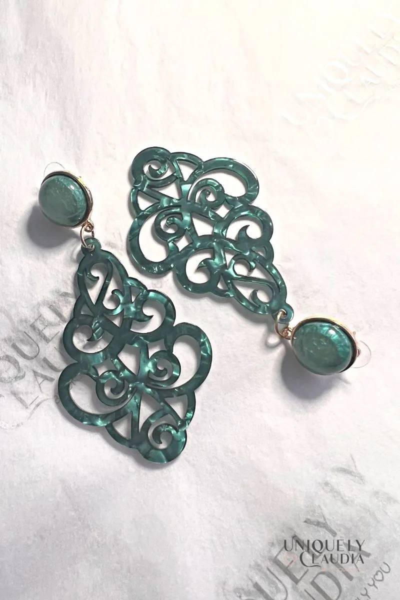 Marrakesh Lucite Fashion Earrings